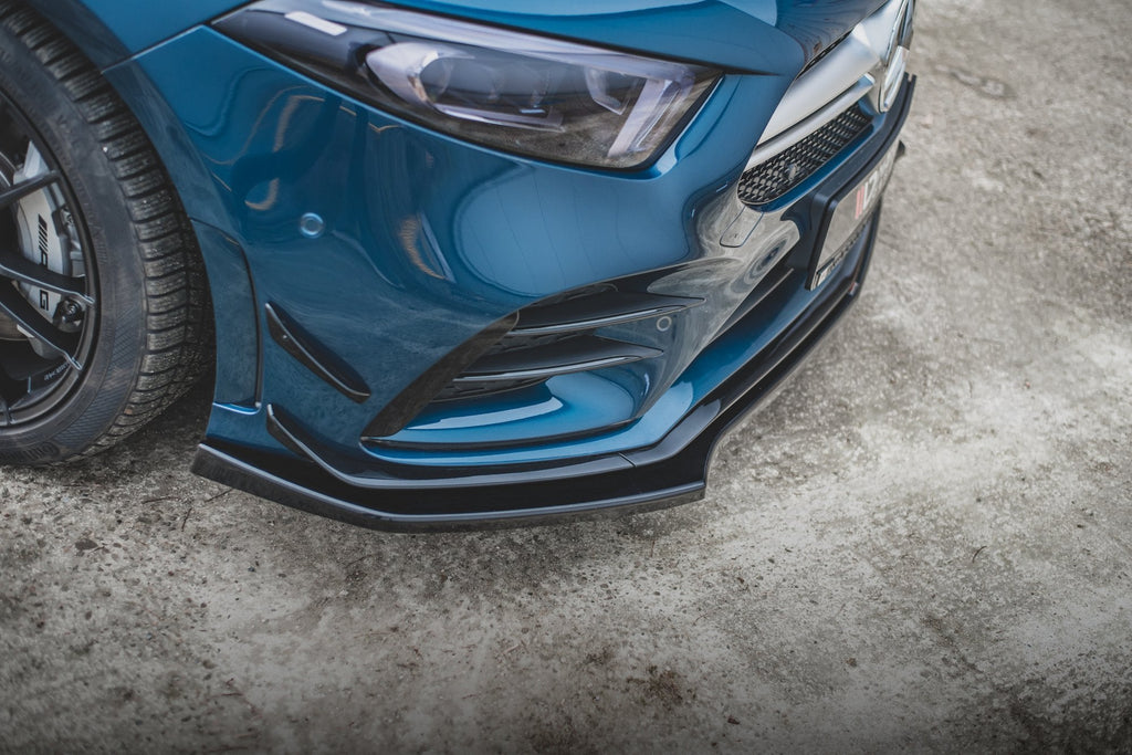 MAXTON DESIGN FRONT SPLITTER V.2 MERCEDES A35 AMG Aero Pack