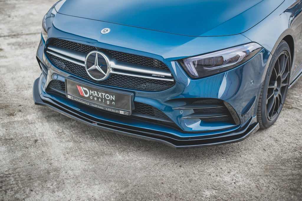 MAXTON DESIGN FRONT SPLITTER V.2 MERCEDES A35 AMG Aero Pack