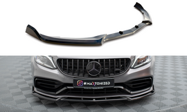 MAXTON DESIGN Front Splitter V.2 Mercedes-AMG C63 Sedan / Estate W205 Facelift