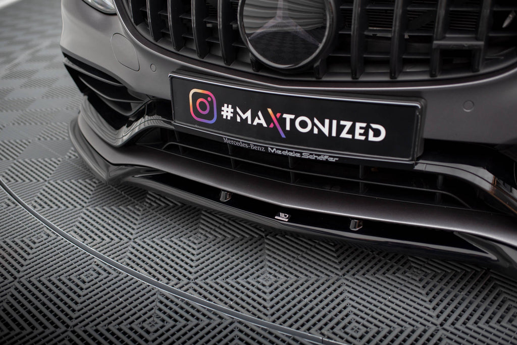 MAXTON DESIGN Front Splitter V.2 Mercedes-AMG C63 Sedan / Estate W205 Facelift