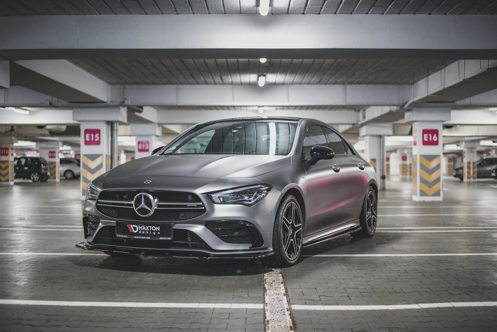 MAXTON DESIGN FRONT SPLITTER V.2 MERCEDES-AMG CLA 35 AERO C118