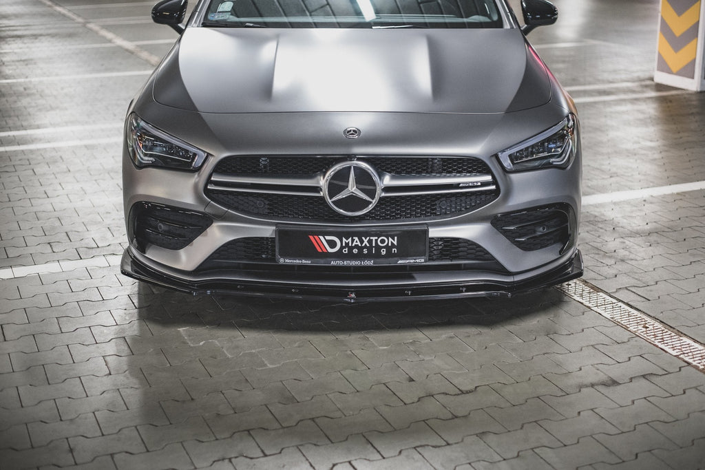 MAXTON DESIGN FRONT SPLITTER V.2 MERCEDES-AMG CLA 35 AERO C118