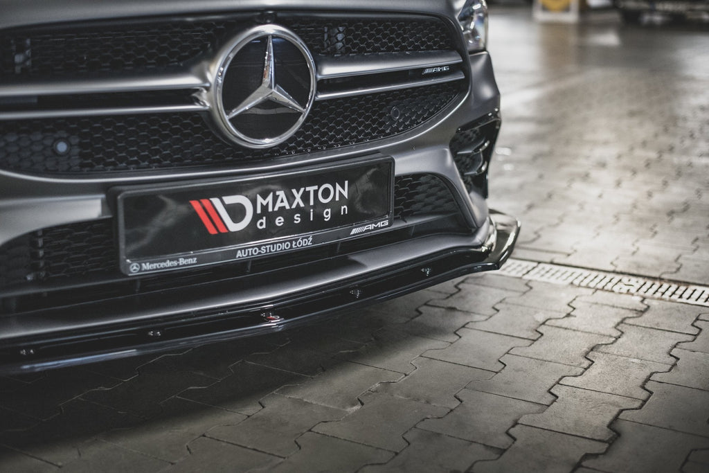 MAXTON DESIGN FRONT SPLITTER V.2 MERCEDES-AMG CLA 35 AERO C118