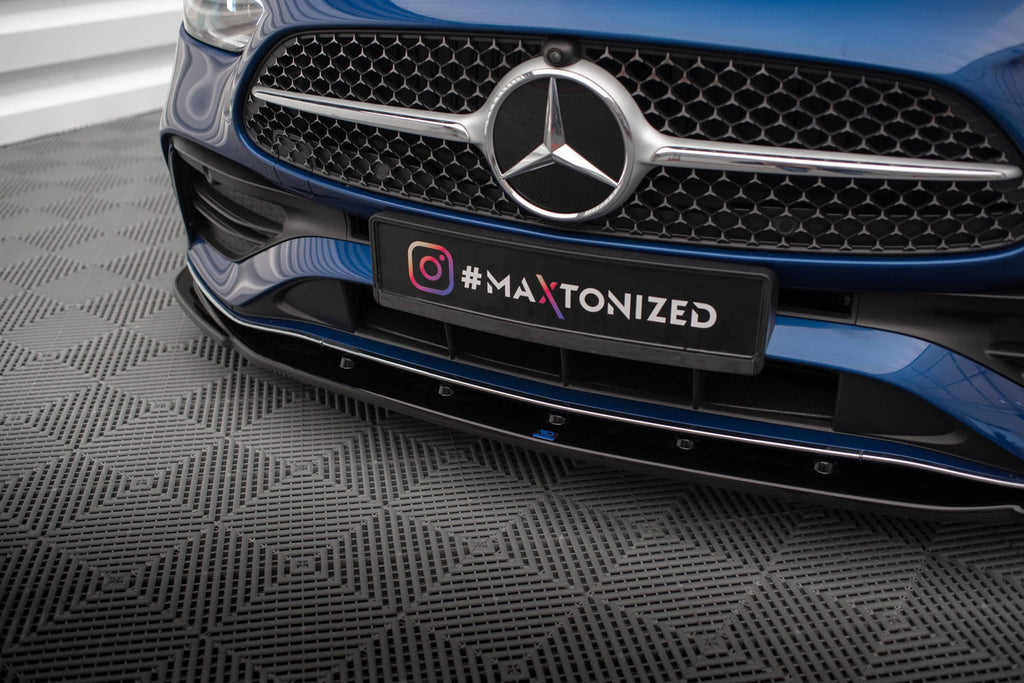 MAXTON DESIGN FRONT SPLITTER V.2 MERCEDES-BENZ C AMG-LINE W206