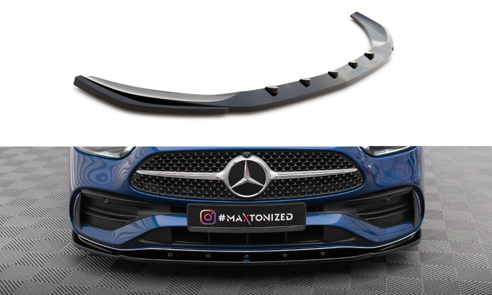 MAXTON DESIGN FRONT SPLITTER V.2 MERCEDES-BENZ C AMG-LINE W206