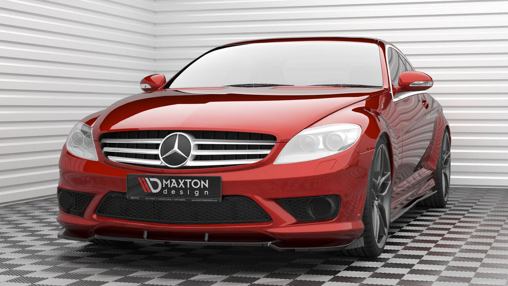 MAXTON DESIGN FRONT SPLITTER V.2 MERCEDES-BENZ CL 63 AMG C216