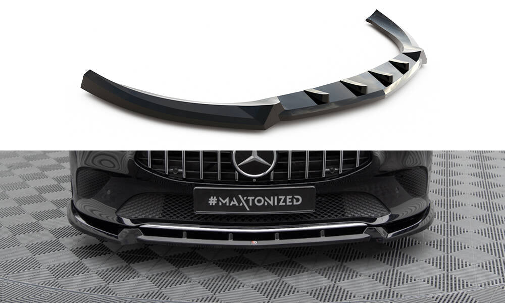 MAXTON DESIGN FRONT SPLITTER V.2 MERCEDES-BENZ CLA C118