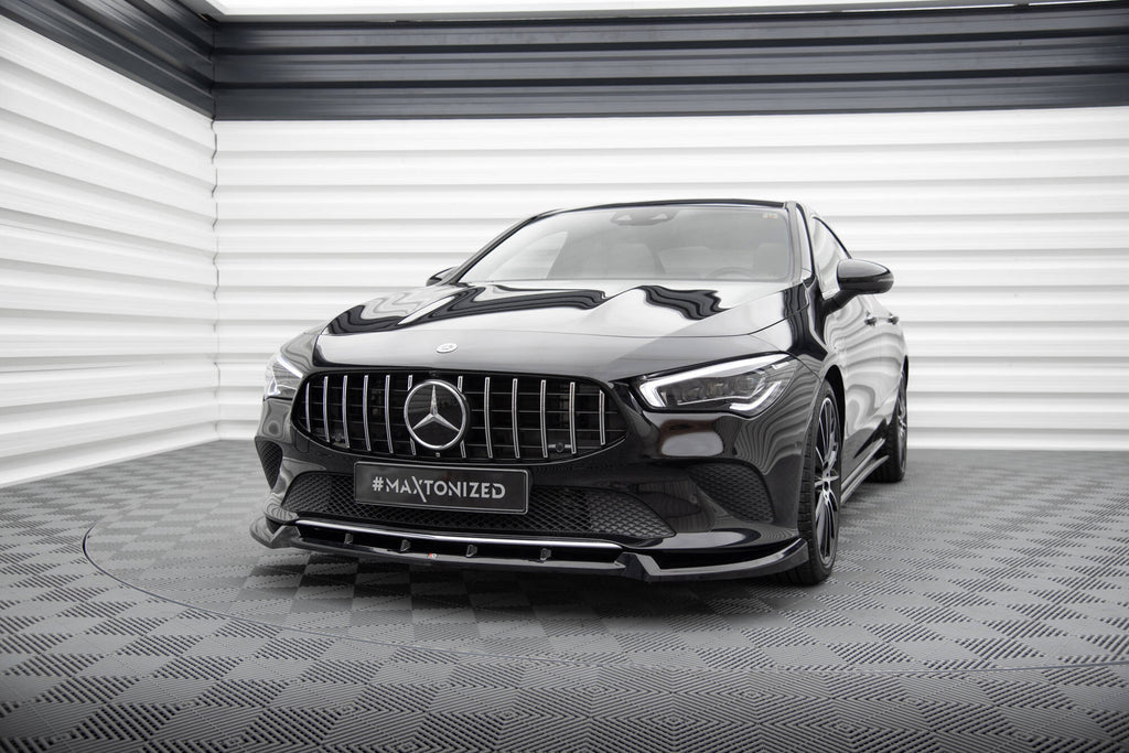 MAXTON DESIGN FRONT SPLITTER V.2 MERCEDES-BENZ CLA C118