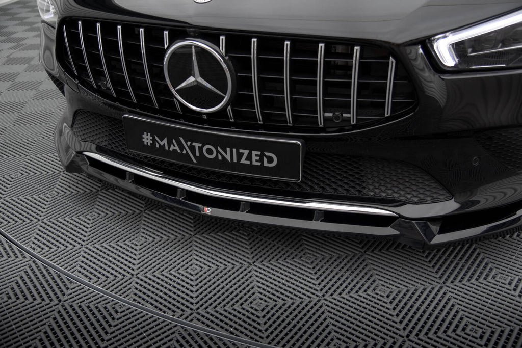 MAXTON DESIGN FRONT SPLITTER V.2 MERCEDES-BENZ CLA C118