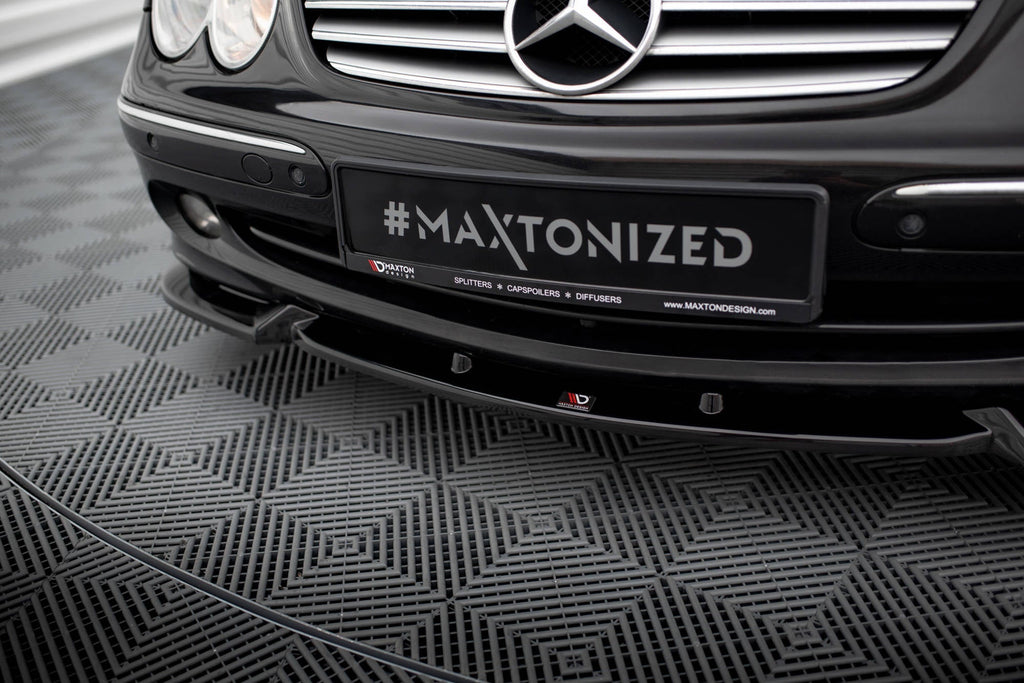 MAXTON DESIGN FRONT SPLITTER V.2 MERCEDES-BENZ CLK W209