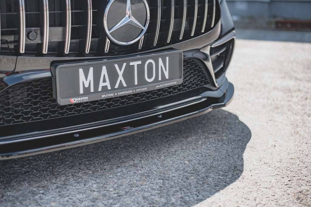 MAXTON DESIGN FRONT SPLITTER V.2 MERCEDES-BENZ CLS AMG-LINE / 53AMG C257