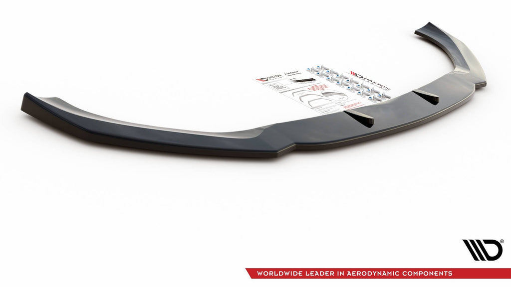 MAXTON DESIGN FRONT SPLITTER V.2 MERCEDES-BENZ CLS AMG-LINE / 53AMG C257