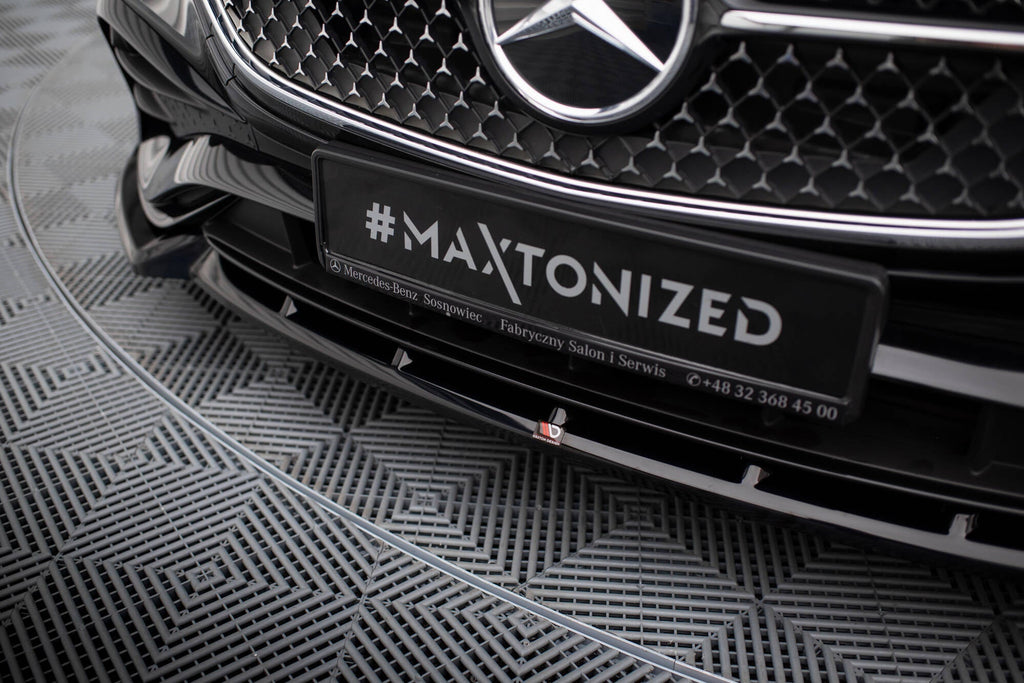 MAXTON DESIGN FRONT SPLITTER V.2 MERCEDES-BENZ E AMG-LINE W214