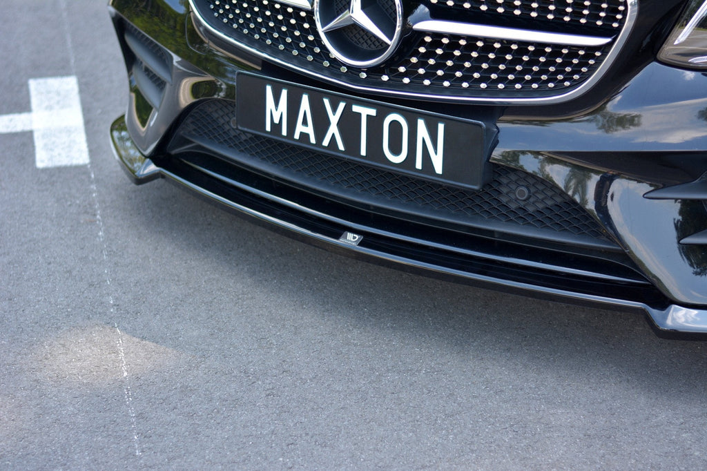 MAXTON DESIGN FRONT SPLITTER V.2 MERCEDES-BENZ E-CLASS W213 COUPE (C238) / / CABRIOLET (A238) AMG-LINE / 53 AMG 2017 - 2020