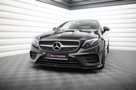 MAXTON DESIGN FRONT SPLITTER V.2 MERCEDES-BENZ E-CLASS W213 COUPE (C238) / / CABRIOLET (A238) AMG-LINE / 53 AMG 2017 - 2020