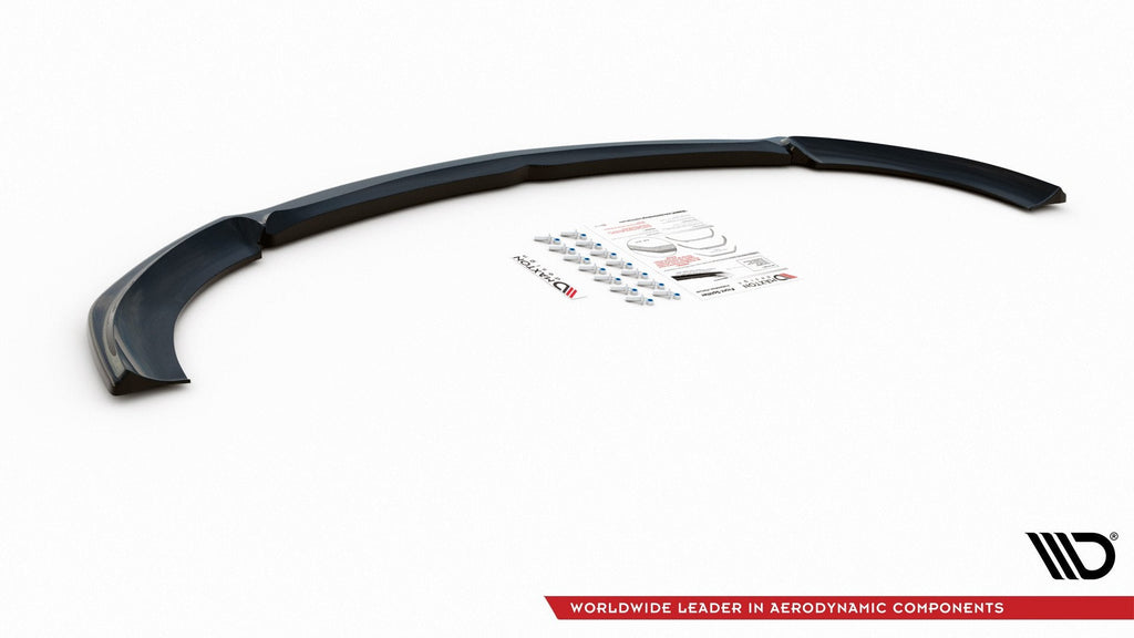 MAXTON DESIGN FRONT SPLITTER V.2 MERCEDES-BENZ E63 AMG ESTATE/SEDAN S213/W213