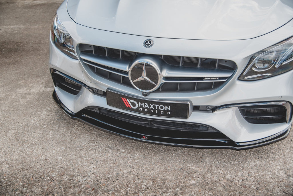 MAXTON DESIGN FRONT SPLITTER V.2 MERCEDES-BENZ E63 AMG ESTATE/SEDAN S213/W213