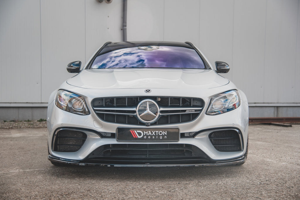 MAXTON DESIGN FRONT SPLITTER V.2 MERCEDES-BENZ E63 AMG ESTATE/SEDAN S213/W213