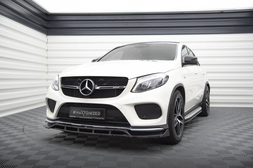 MAXTON DESIGN FRONT SPLITTER V.2 MERCEDES-BENZ GLE COUPE 43 AMG / AMG-LINE C292