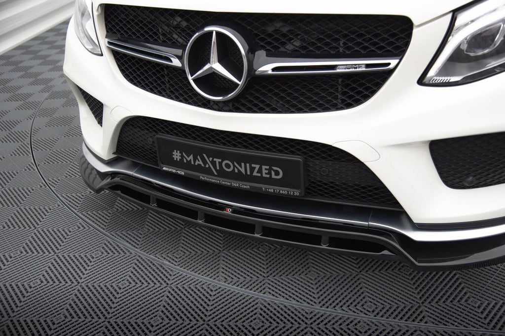 MAXTON DESIGN FRONT SPLITTER V.2 MERCEDES-BENZ GLE COUPE 43 AMG / AMG-LINE C292