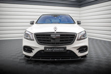 Load image into Gallery viewer, MAXTON DESIGN FRONT SPLITTER V.2 MERCEDES-BENZ S AMG-LINE W222 FACELIFT