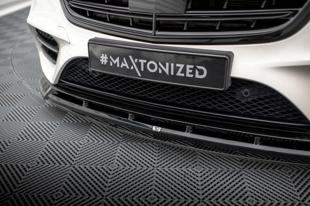 MAXTON DESIGN FRONT SPLITTER V.2 MERCEDES-BENZ S AMG-LINE W222 FACELIFT