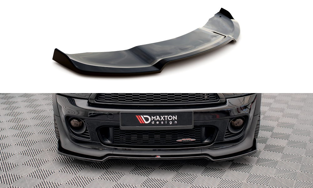 MAXTON DESIGN FRONT SPLITTER V.2 MINI COOPER JOHN COOPER WORKS R56