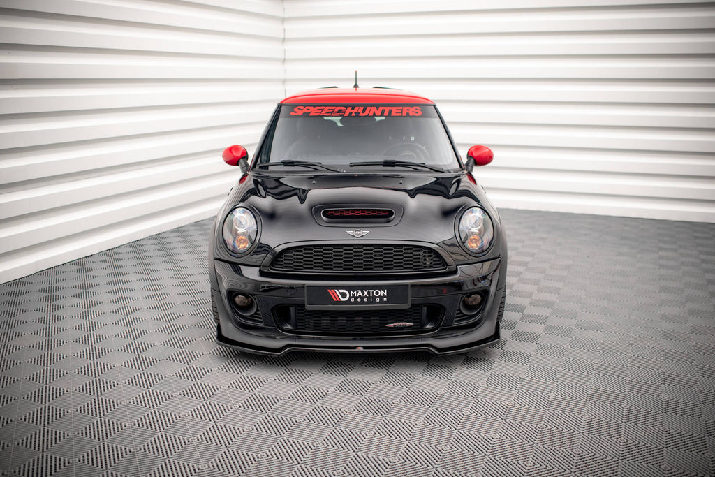 MAXTON DESIGN FRONT SPLITTER V.2 MINI COOPER JOHN COOPER WORKS R56