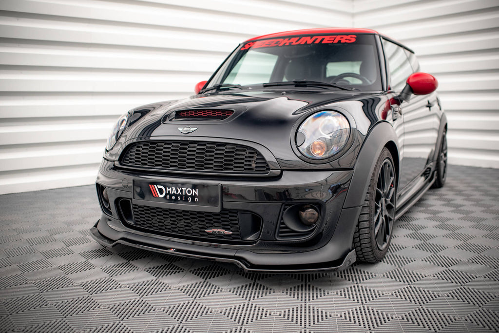 MAXTON DESIGN FRONT SPLITTER V.2 MINI COOPER JOHN COOPER WORKS R56