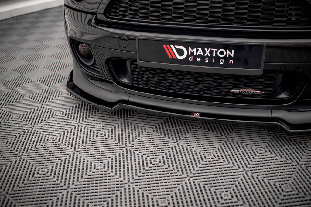 MAXTON DESIGN FRONT SPLITTER V.2 MINI COOPER JOHN COOPER WORKS R56