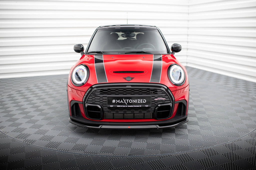 MAXTON DESIGN FRONT SPLITTER V.2 MINI COOPER S JOHN COOPER WORKS F56 FACELIFT