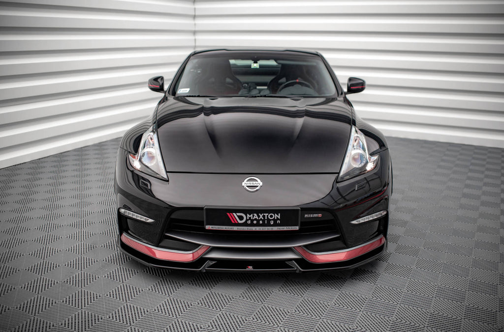 MAXTON DESIGN FRONT SPLITTER V.2 NISSAN 370Z NISMO FACELIFT