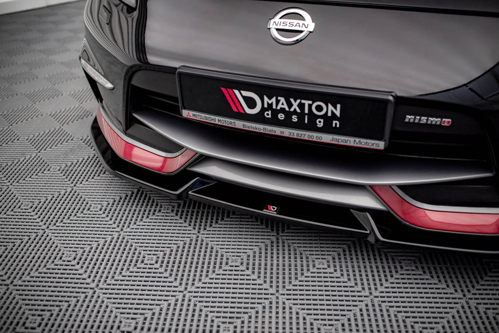 MAXTON DESIGN FRONT SPLITTER V.2 NISSAN 370Z NISMO FACELIFT