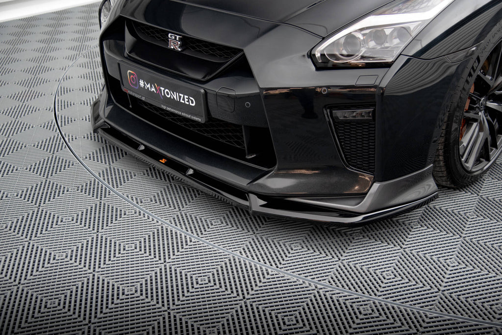 MAXTON DESIGN FRONT SPLITTER V.2 NISSAN GTR R35 FACELIFT