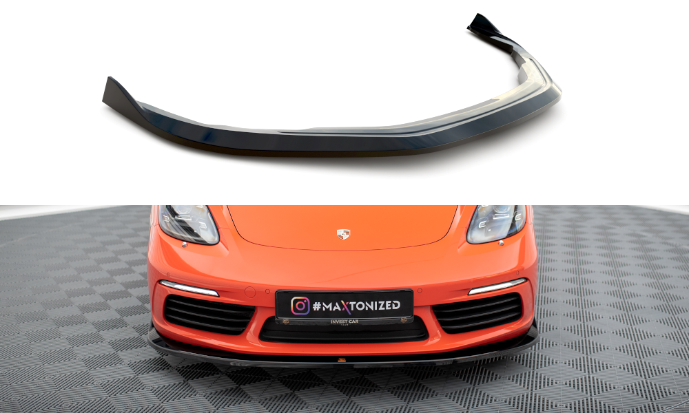 MAXTON DESIGN FRONT SPLITTER V.2 PORSCHE 718 CAYMAN 982C