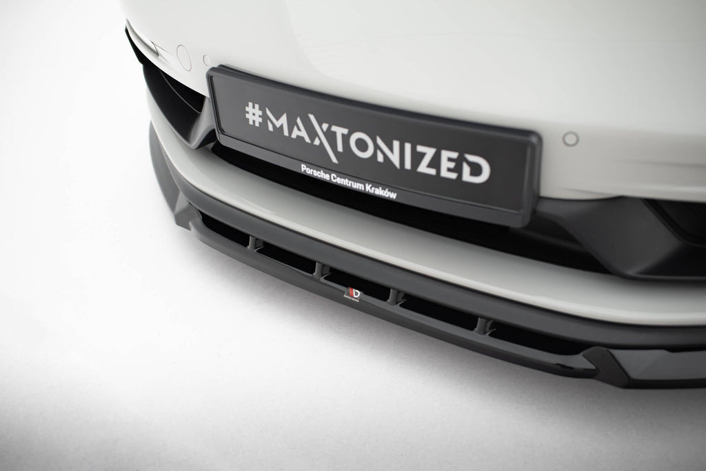 MAXTON DESIGN Front Splitter V.2 Porsche 718 Cayman GTS 982c