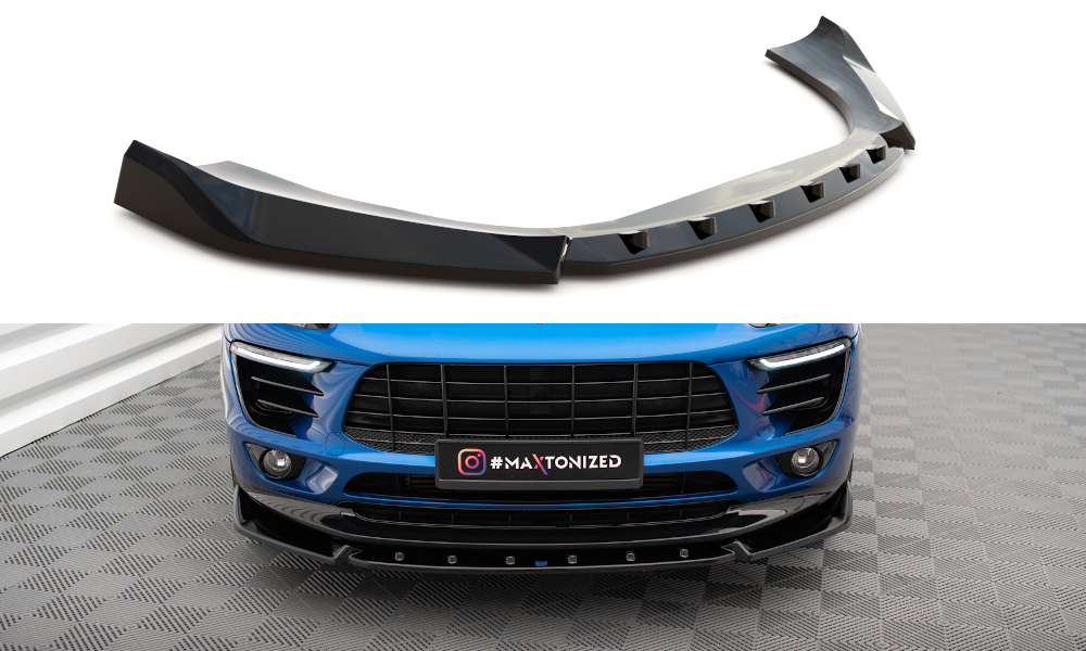 MAXTON DESIGN FRONT SPLITTER V.2 PORSCHE MACAN MK1