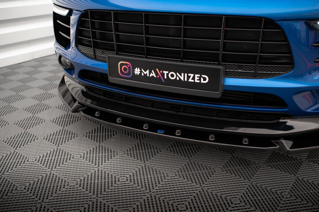 MAXTON DESIGN FRONT SPLITTER V.2 PORSCHE MACAN MK1