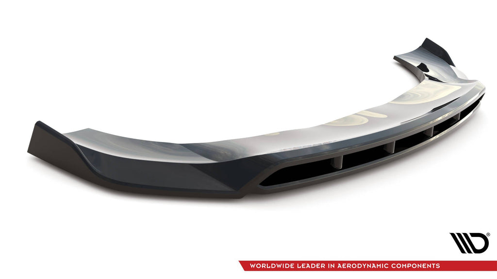 MAXTON DESIGN FRONT SPLITTER V.2 PORSCHE MACAN MK1 FACELIFT