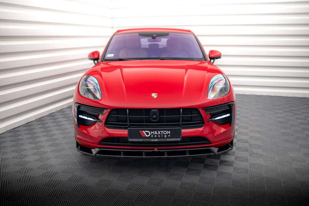 MAXTON DESIGN FRONT SPLITTER V.2 PORSCHE MACAN MK1 FACELIFT