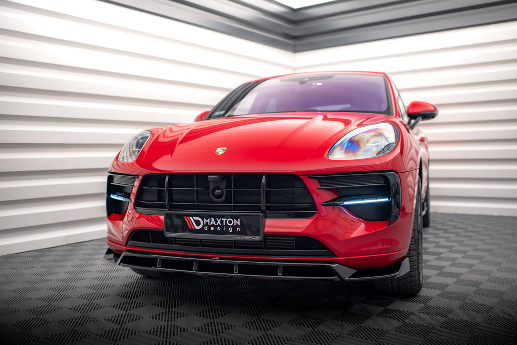 MAXTON DESIGN FRONT SPLITTER V.2 PORSCHE MACAN MK1 FACELIFT