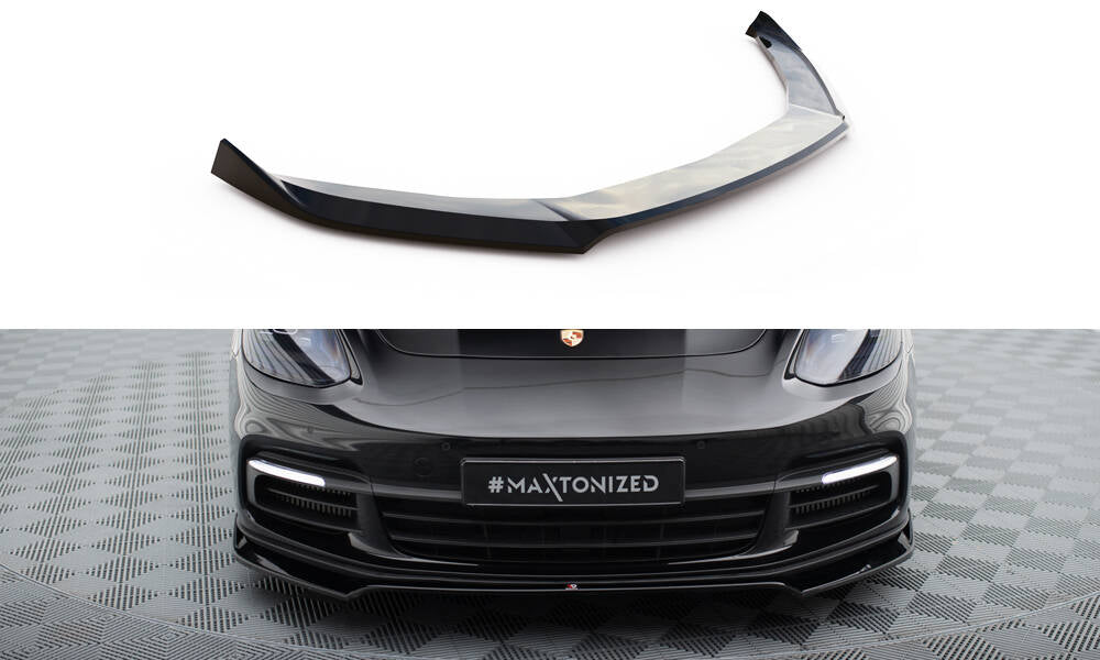 MAXTON DESIGN FRONT SPLITTER V.2 PORSCHE PANAMERA E-HYBRID 971