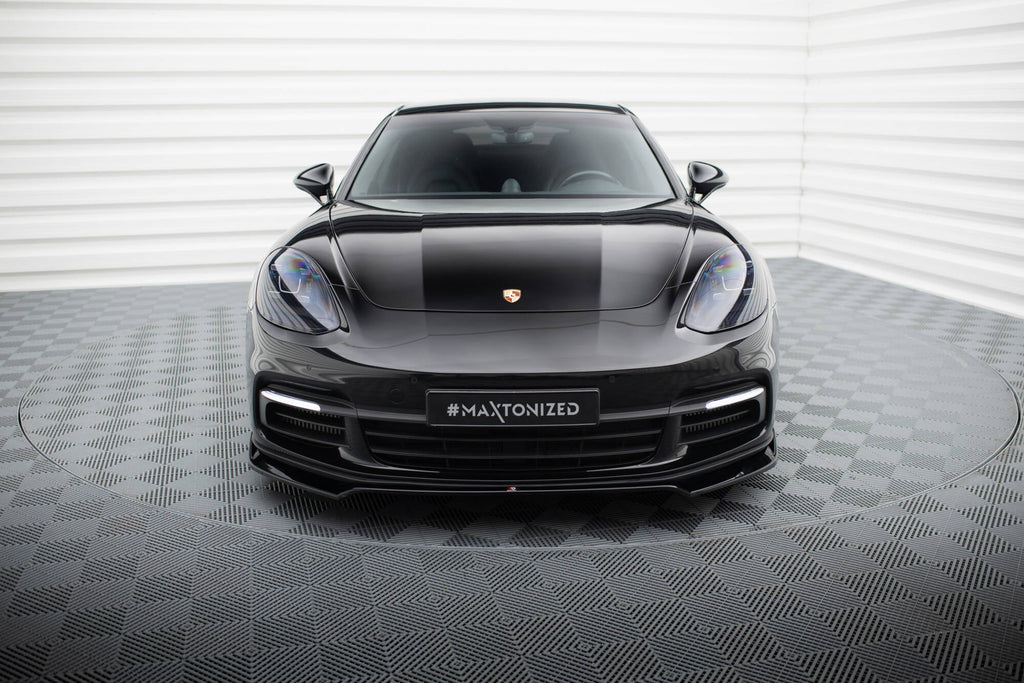 MAXTON DESIGN FRONT SPLITTER V.2 PORSCHE PANAMERA E-HYBRID 971