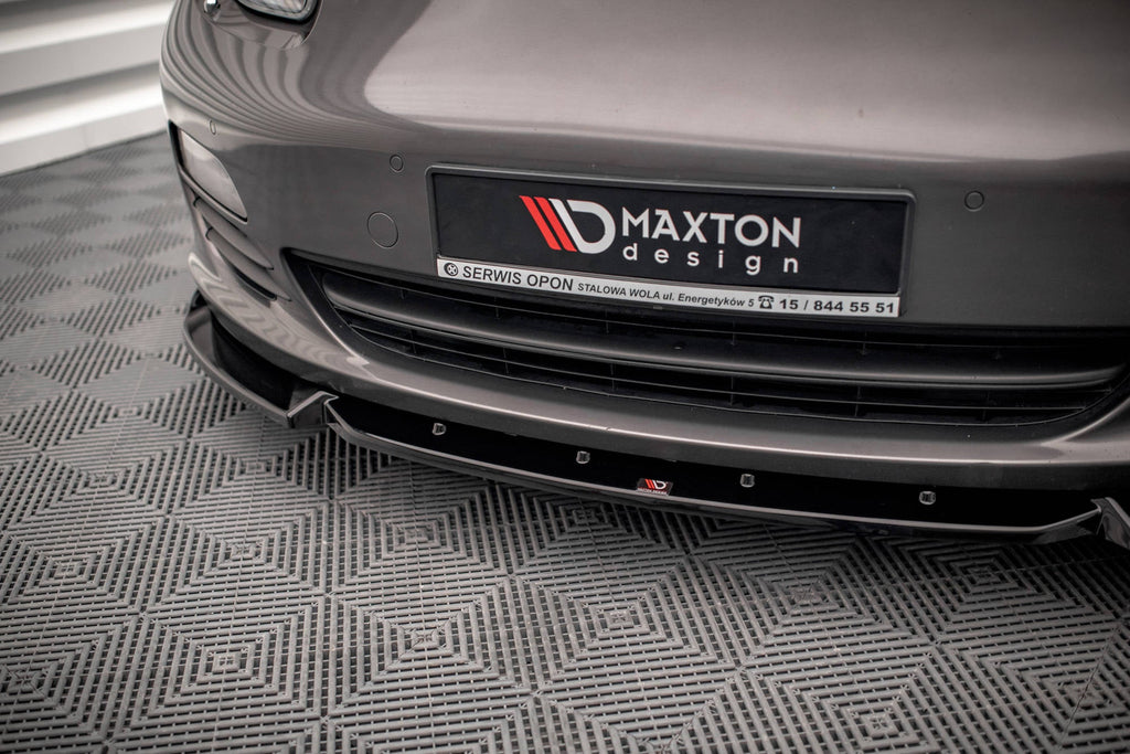 MAXTON DESIGN FRONT SPLITTER V.2 PORSCHE PANAMERA / PANAMERA DIESEL 970