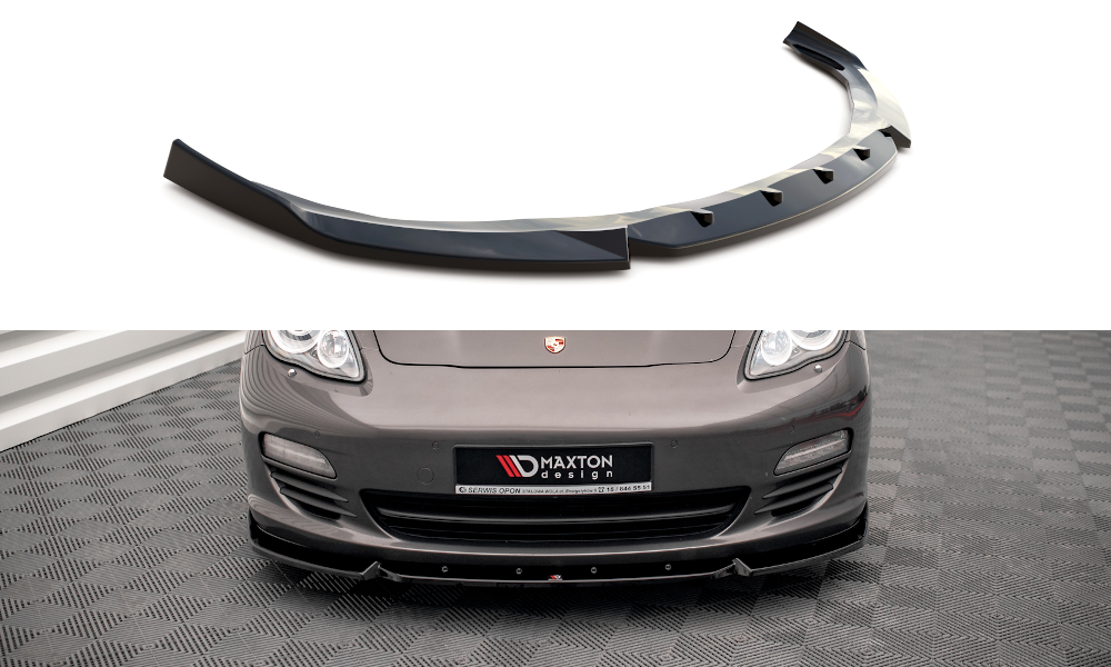 MAXTON DESIGN FRONT SPLITTER V.2 PORSCHE PANAMERA / PANAMERA DIESEL 970