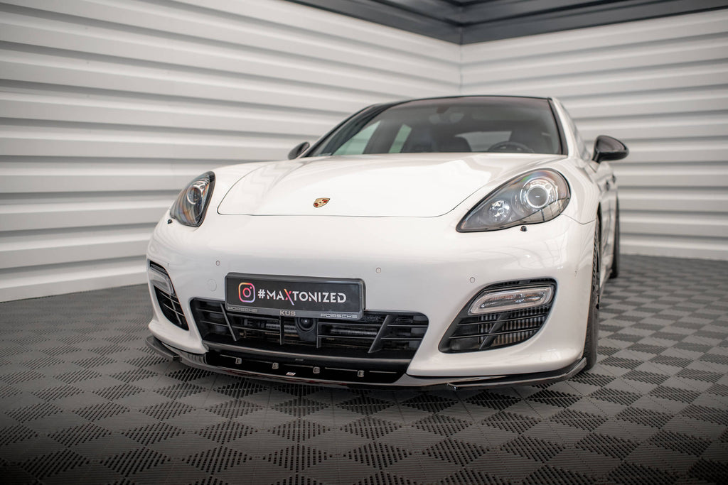 MAXTON DESIGN FRONT SPLITTER V.2 PORSCHE PANAMERA TURBO 970