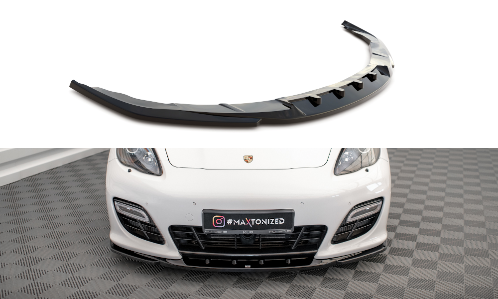 MAXTON DESIGN FRONT SPLITTER V.2 PORSCHE PANAMERA TURBO 970