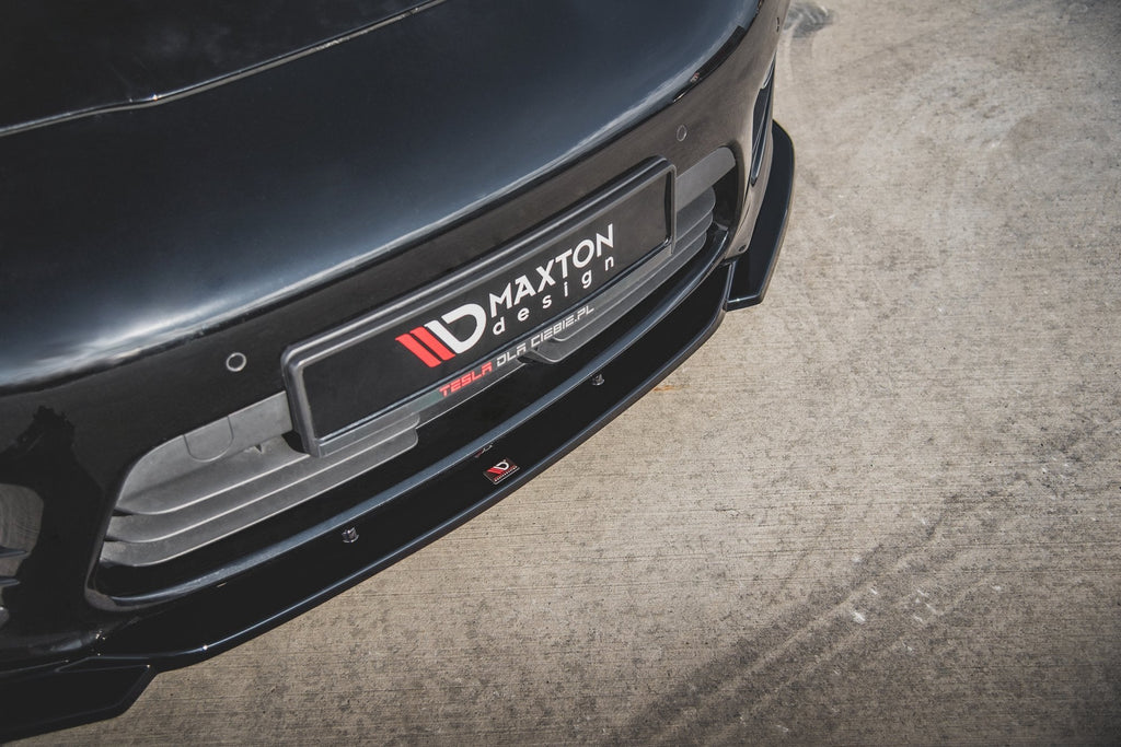 MAXTON DESIGN FRONT SPLITTER V.2 PORSCHE PANAMERA TURBO 970 FACELIFT