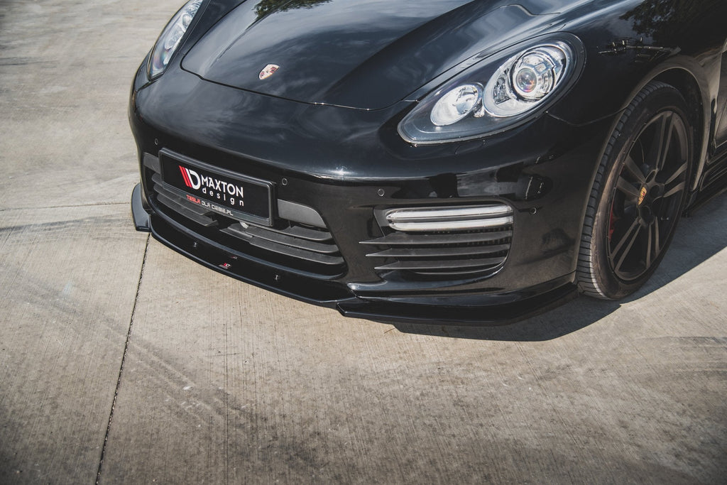 MAXTON DESIGN FRONT SPLITTER V.2 PORSCHE PANAMERA TURBO 970 FACELIFT