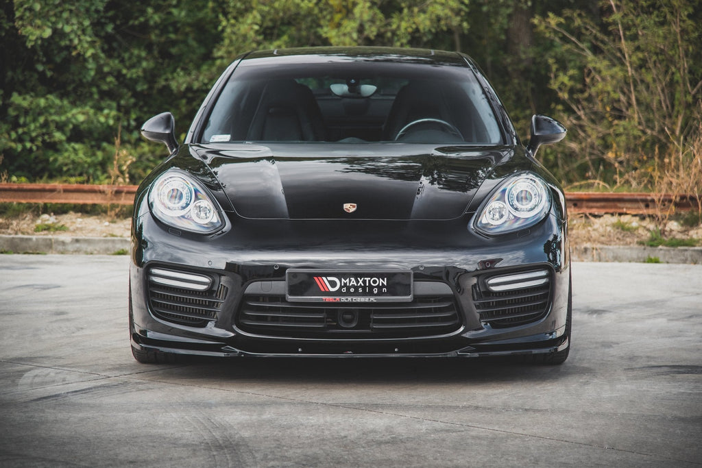 MAXTON DESIGN FRONT SPLITTER V.2 PORSCHE PANAMERA TURBO 970 FACELIFT